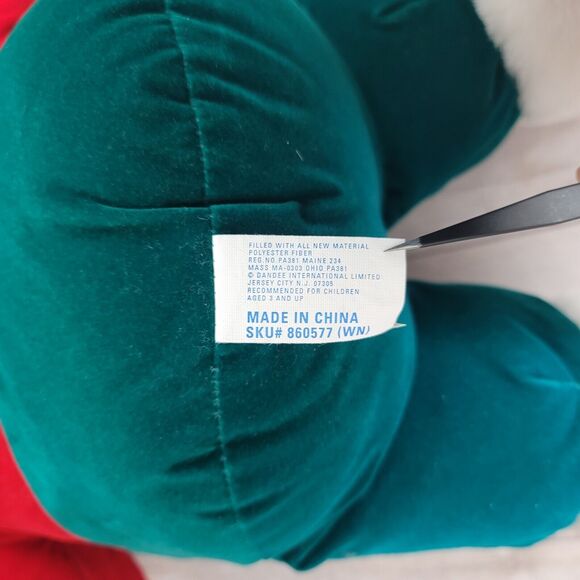 Vintage Christmas Bunny Plush DanDee Boy Girl Holiday Kids Kay Bee Toys - Picture 9 of 16